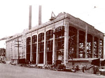 Steam Plant construction, Phase II, 1918.